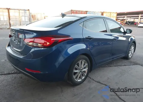 2015 Hyundai Elantra Se из США, поврежденный, VIN 5NPDH4AE3FH588726